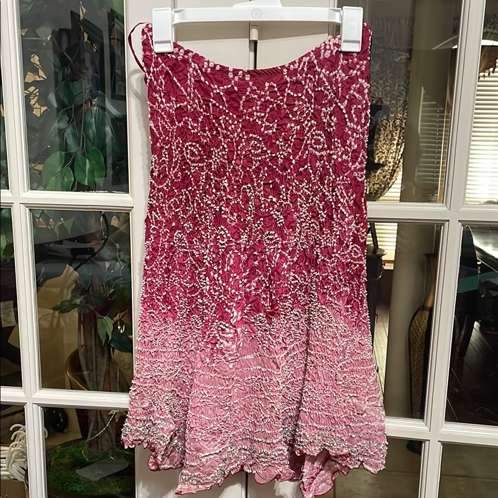*NWT* Chaudry KC Pink Ombre Skirt Size Large